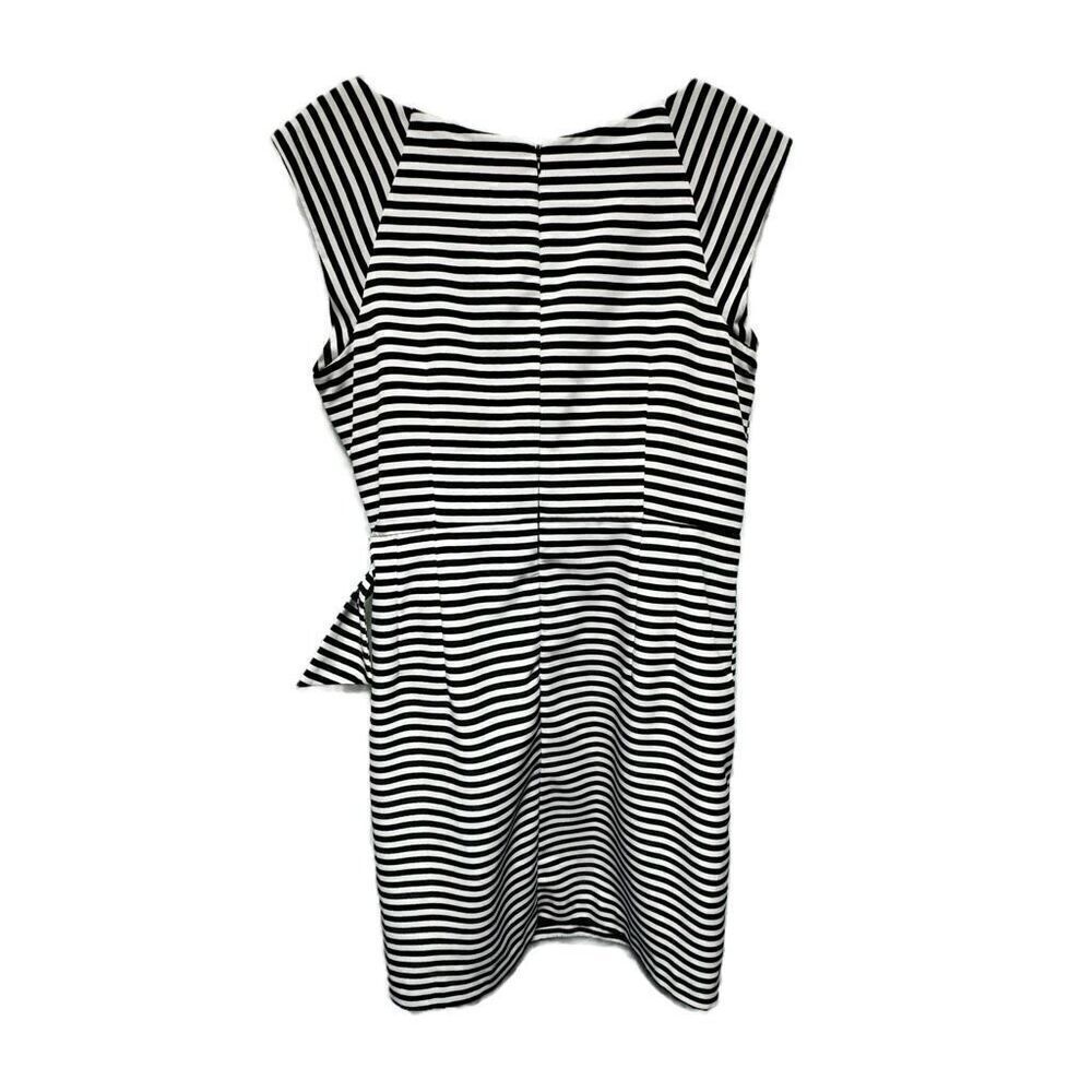 Worthington Black & White Striped Dress - Picture 2 of 4